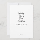 Funny Hawaii Surfing Beach kerstkaarten Feestdagenkaart (Achterkant)