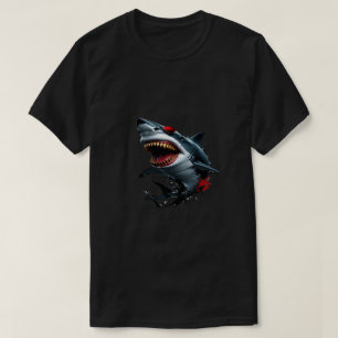 Funny Hawaiian Shark Drink Coconut" T-shirt