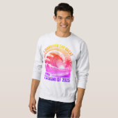 Funny Hawaiian Tsunami Survivor Shirt - 2025 (Voorkant volledig)