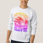 Funny Hawaiian Tsunami Survivor Shirt - 2025 (Voorkant)