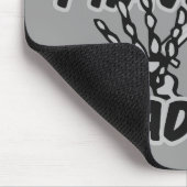 Funny Headache Skull mousepad Muismat (Hoek)