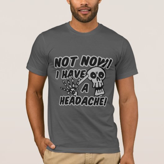 Funny Headache Skull shirten & jackets (Voorkant)