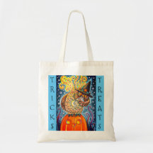 FUNNY HEADLESS HORSEMAN HOOT OWL, TRICK OR TREAT