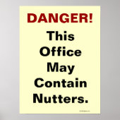 Funny Health and Safety Slogan Poster (Voorkant)