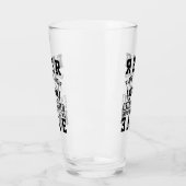 Funny Healthy Beer Versus Green Kale Humor Quote Glas (Links)