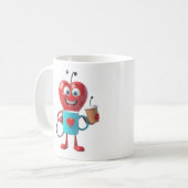 Funny Heart Coffee Mug Koffiemok (Voorkant links)
