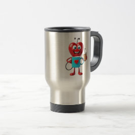 Funny Heart Coffee Mug Reisbeker