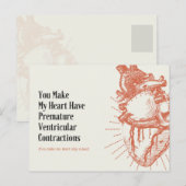Funny Heart Illustratie Medical Joke Briefkaart (Voorkant / Achterkant)