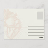Funny Heart Illustratie Medical Joke Briefkaart (Achterkant)
