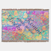 Funny Heart Pattern XI + jouw idee Deken (Voorkant)