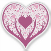 Funny Heart Sticker (Voorkant)