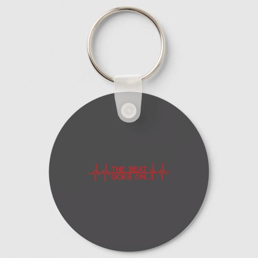 Funny Heart Transplant Art Men Women Heart Attack  Sleutelhanger (Voorkant)