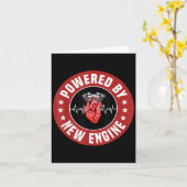 Funny Heart Transplant Survivor Quote Living Heart Kaart (Gele Bloem)