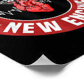 Funny Heart Transplant Survivor Quote Living Heart Poster (Hoek)