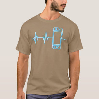 Funny Heartbeat Video Game Player Game Lov T-shirt