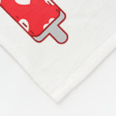 Funny Hearts Bow Tie Suspenders Valentine's Day Co Fleece Deken (Hoek)