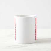 Funny Hearts Bow Tie Suspenders Valentine's Day Co Koffiemok (Center)