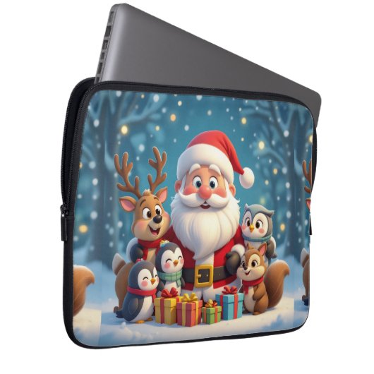 Funny & Heartwarming Design Electronics Bag Laptop Sleeve (Voorkant Rechts)