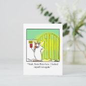 Funny Heavenly Humor Briefkaart (Staand voorkant)