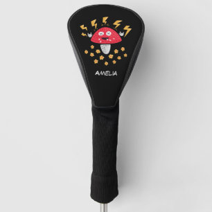Funny Heavy Metal Mushroom Naam Golfheadcover