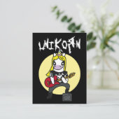 Funny Heavy Metal Unicorn Briefkaart (Staand voorkant)
