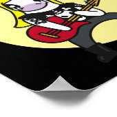 Funny Heavy Metal Unicorn Poster (Hoek)