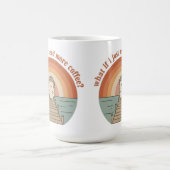 Funny Hedgehog Coffee Morning Slogan Mug Koffiemok (Center)