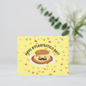 Funny heeft een Flantastico Day Flan met een Musta Briefkaart (Staand voorkant)