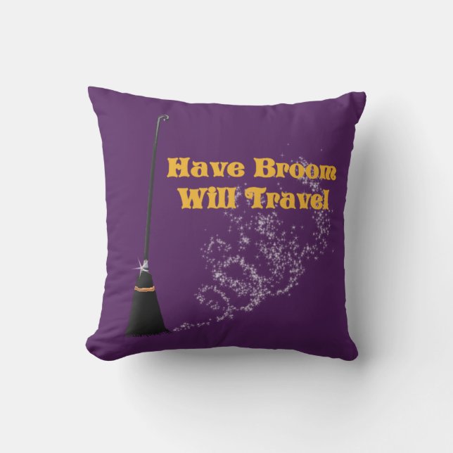Funny heeft een kamer voor de Halloween Pillow Kussen (Voorkant)