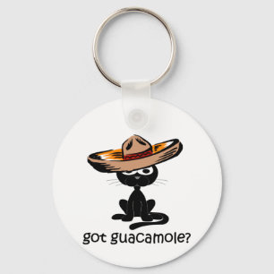 Funny heeft guacamole sleutelhanger