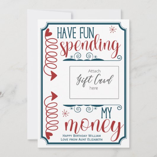 Funny heeft mijn geld uitgedeeld aan de houder van (Voorkant)