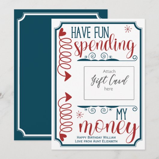 Funny heeft mijn geld uitgedeeld aan de houder van (Voorkant / Achterkant)