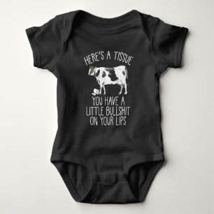 Funny Heifer Crybaby Cow Farmer Bull Softie Romper