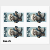 Funny Heilige Shi Tzu Dog Sticker (Vel)