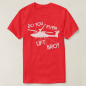 Funny Helicopter Pilot Gift T-shirt (Design voorkant)
