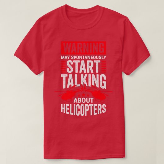 Funny Helikopter Pilot Mechanic Gift T-shirt (Design voorkant)
