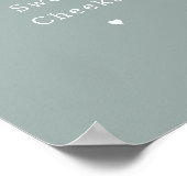 Funny Hello Sweet Cheeks Bathroom Poster (Hoek)