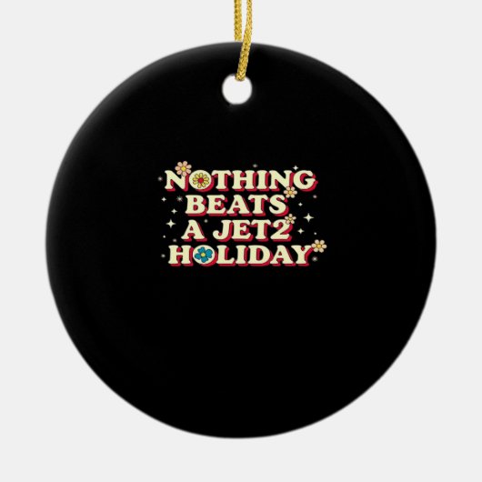 Funny Help  Keramisch Ornament (Voorkant)