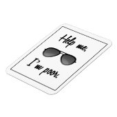 Funny Help me, ik ben een slechte zonnebril. Magneet (Linkerzijde)