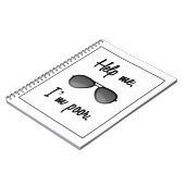 Funny Help me, ik ben een slechte zonnebril. Notitieboek (Linkerzijde)