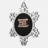 Funny Help  Tin Sneeuwvlok Ornament (Rechts)