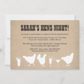 Funny Hens Night Bachelorette Party Uitnodigen Kaart (Voorkant)