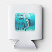 Funny here Fish Fishy Sailfish Blikjeskoeler (Achterkant)