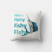Funny here Fish Fishy Sailfish Kussen (Voorkant)