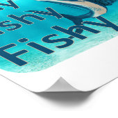 Funny here Fish Fishy Sailfish Poster (Hoek)