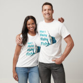 Funny here Fish Fishy Sailfish T-shirt (Unisex)