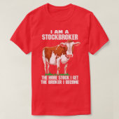 Funny Hereford Cattle Boerderij Gift Hereford Koe T-shirt (Design voorkant)