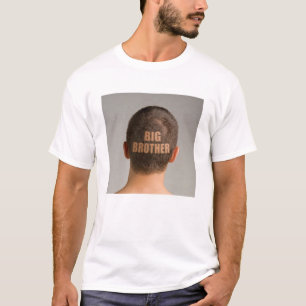 Funny Heren Big Brother Kapsel Kaalgeschoren T-Shi T-shirt