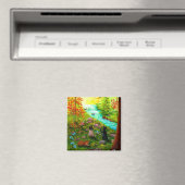 Funny Herfst Cat Creationarts Magneet (Insitu (Vaatwasser))