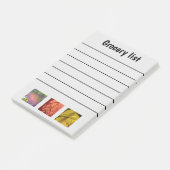 Funny Herfst Grocery List Post-it® Notes (Schuin)